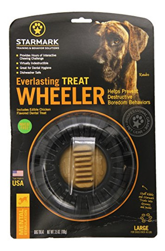 Juguete Para Perros Starmark Everlasting Treat Wheeler, Tama