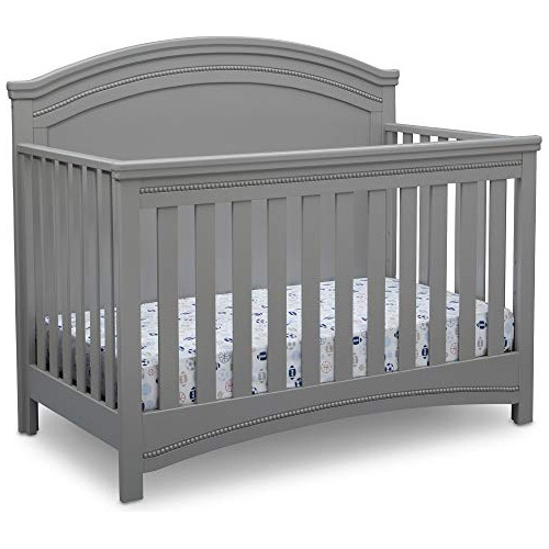 Simmons Kids Slumbertime Emma Convertible Cuna N More, Gris.