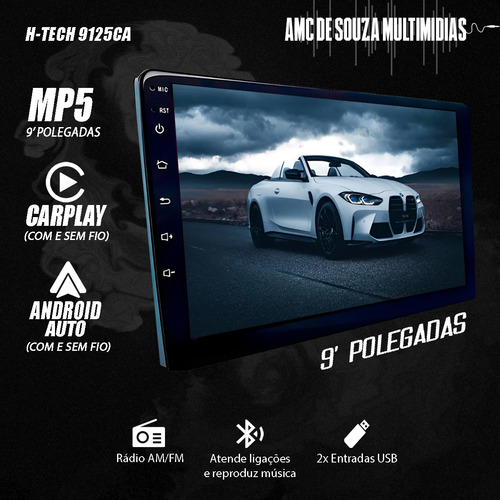 Multimidia 9p Onix Joy 12/19 Carplay Android Auto Mp5 + Ré