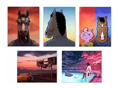 Bojack Horseman Photos - Juego De 5 (8 X 10 Pulgadas) Impres