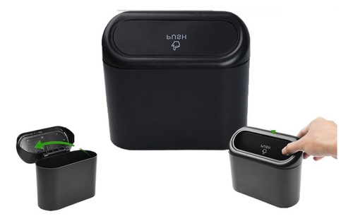 Mini Bote De Basura Portátil Para Auto, Cubo De Basura