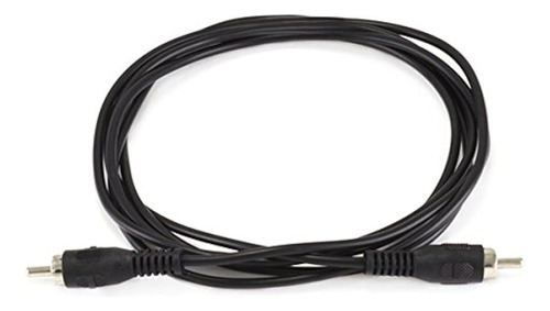 Monoprice 100653 6feet Rca Plugplug Mm Cable Negro