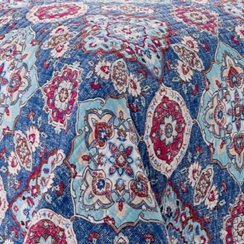 Cubrecama Quilt Cover Reversible +fundas Twin Calgary D1 Color Variado