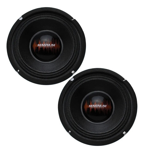 Tipo De Alto-falante Woofer Magnum Af Rex Trio 150w Para Carro/caminhonete Cor Preto 165mm X 165mm X 6   X 2 Unidades 