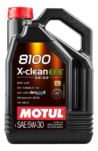 Aceite Motor Sintético Motul 8100 X Clean Efe 5w30 5lts