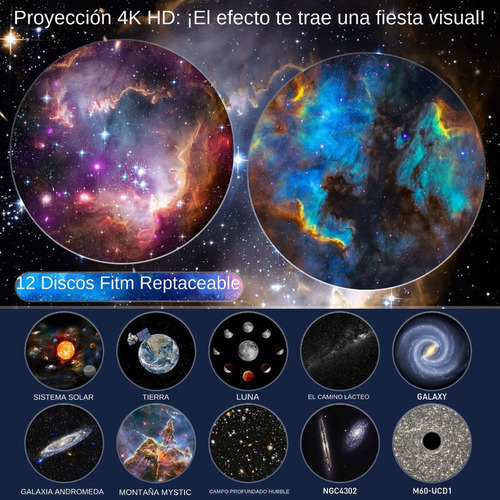 Hj Proyector De Estrellas Starry Sky Night Light 2023