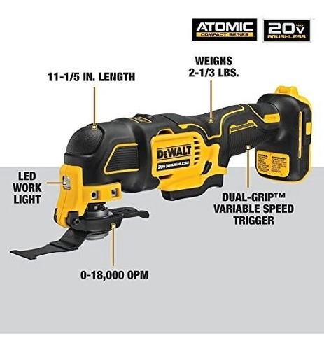 Dcs354d1 Atomic 20v Max Kit Multi Oscilante Inalambrico