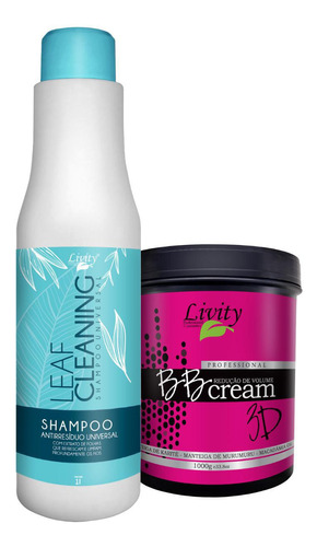 Progressiva Bb Cream + Shampoo 1 Kg - Escova Btx Livity