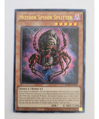 Yugioh Mother Spider Splitter - Blmr-en044 - Ultra Rare