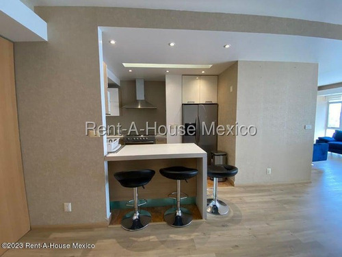 Departamento Amueblado En Renta En Anahuac, Miguel Hidalgo Jl 25-2954.