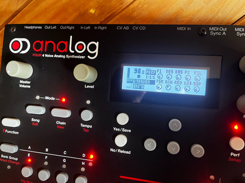 Elektron Analog Four Mk1 Como Nuevo Poco Uso Cables Original (Usado)