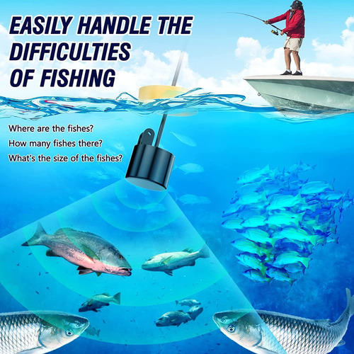 Detector De Peixes Com Fio Fish Finders Kayak Depth Fish Ala
