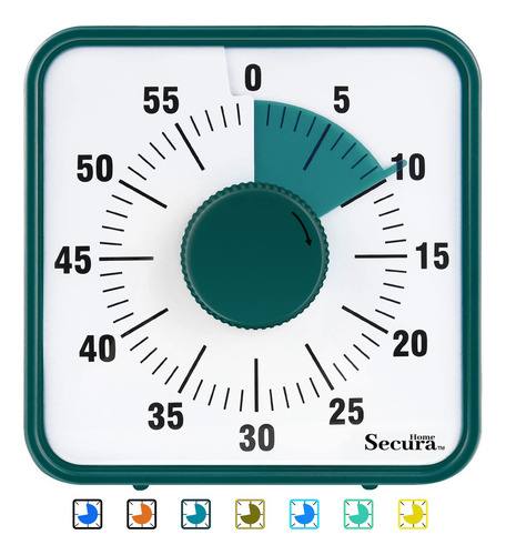 Temporizador  Secura Home Visual De 60 Minutos, Reloj De Cue