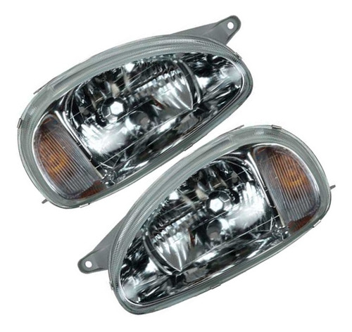 Par Optico Carcasa Gris Para Chevrolet Corsa 2000 2008