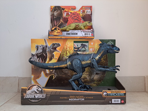 Jurassic World Indoraptor + Dimetrodon Extreme Damage (Usado)
