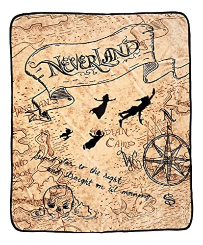 The Northwest Company Disney Peter Pan Neverland Map Micro R