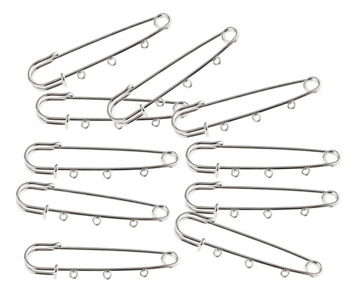 10 Piezas / Pieza Pin De Broche De Seguridad De Metal En
