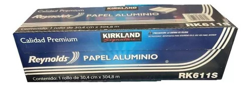 Papel Aluminio Kirkland Signature 1 Rollo