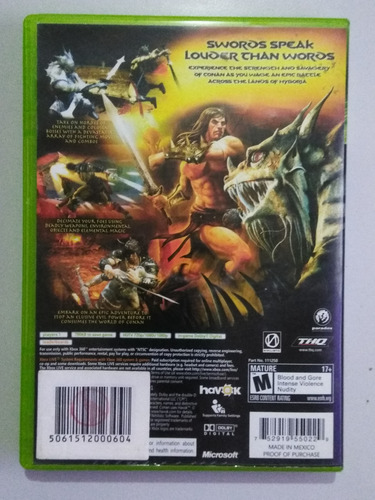 Conan Xbox 360 (Usado)