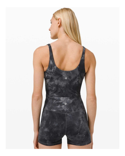 Lululemon Align Top Deportivo Para Mujer Diamond Dye Pitch Grey Graphite Tie Dye 2 (Usado)