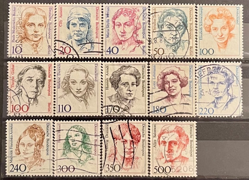 Alemania - Lote De 14 Sellos  - Personalidades P554