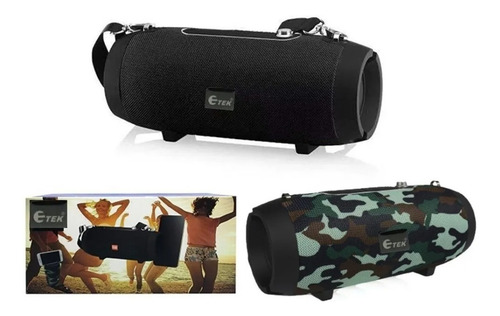 Imagen 2 de 10 de Parlante Bluetooth Portátil Usb Radio Fm Altavoz Potente