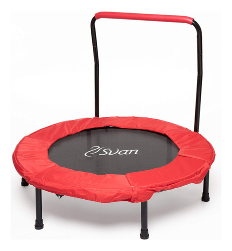 Trampolín Portátil Para Niños Con Asa Y Barandilla Plegable
