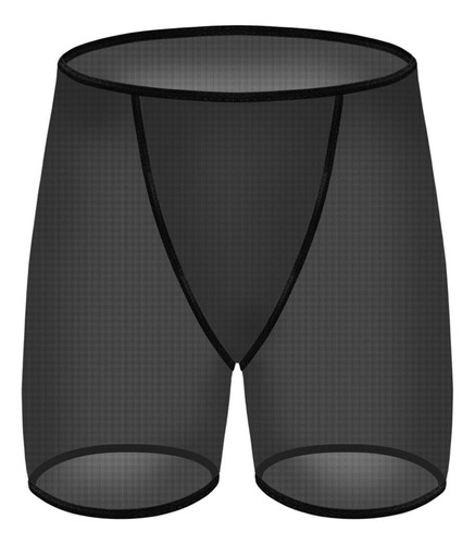 Calzoncillos Bóxer Short De Malla Transparentes For Hombre