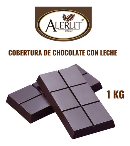 Cobertura De Chocolate Con Leche 1 Kg Directo De Fábrica