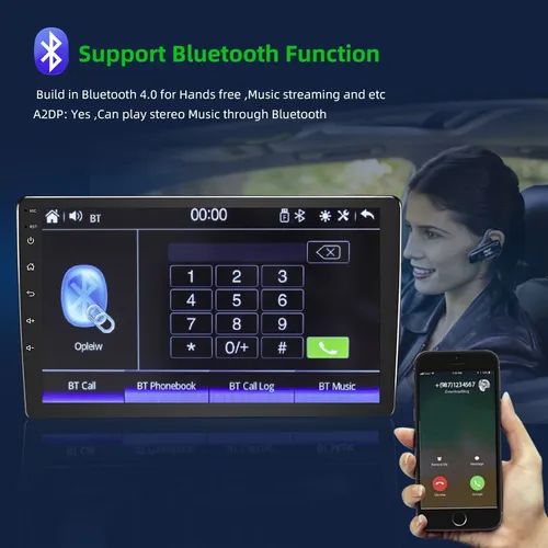 10 Pulgadas Carplay Y Android Auto Estéreo Mp5
