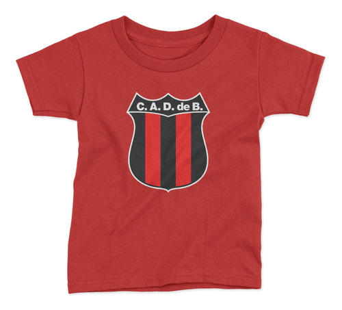 Remera Futbol Defensores De Belgrano Escudo Pecho Roja Niño