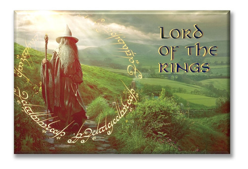 Cuadro Canva Lord Of The Rings 60*90 Cm