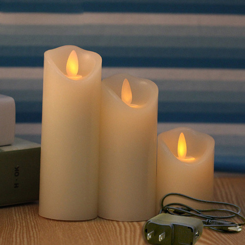 Vela Led Con Carga Usb De 5.3 X 20 Cm
