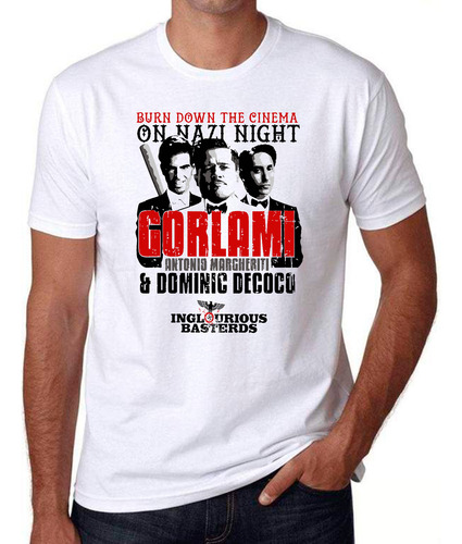 Remera Bastardos Sin Gloria Gorlami Tarantino 100% Algodón