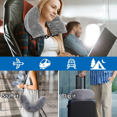 Almohada De Viaje Rellenable Almohada Cervical