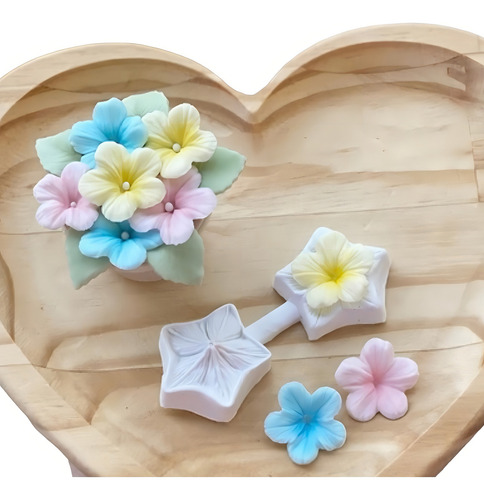 Molde De Silicone Flores - Rosa Lorena