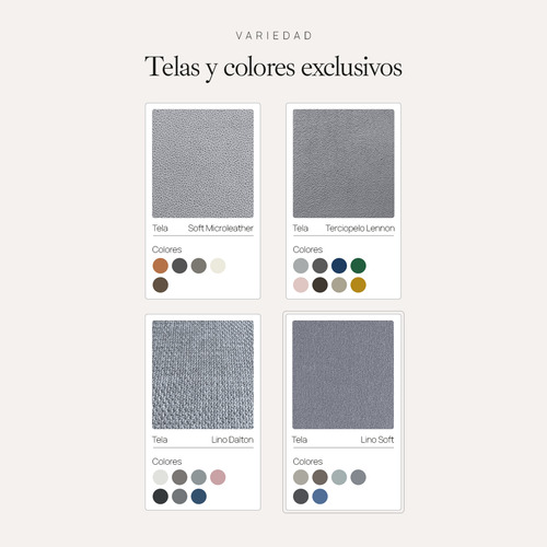 Sala Esquinera Moderna Latt Sillón Modular Lino Soft Minimal