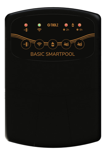Central Led Basic Smartpool Tholz+fonte 60w+ 3 Leds 15w Rgbw