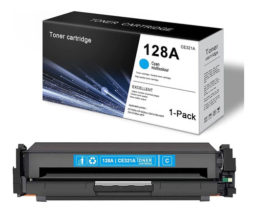 Toner Cyan 128a | Ce321a Para  Hp Cp1525nw Cp1525n Cm1415fn 