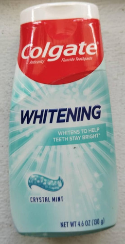 Crema Dental Colgate Whitening Importada