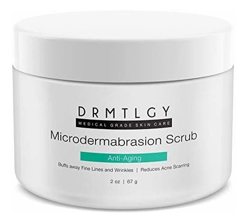 Microdermabrasion Facial Scrub And Face Exfoliator. Natural