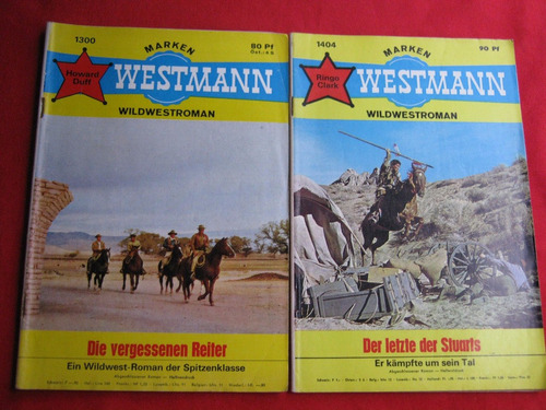 Lote De Revistas Westmann Novelas En Alemán 12 Unidades 