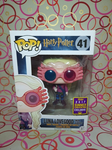 Funko Pop Harry Potter Luna Lovegood Con Lentes Sdcc 2017 (Usado)