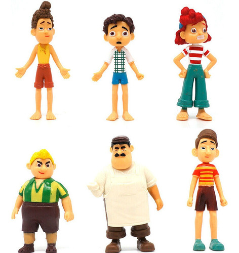 6pcs Luca Alberto Figura Modelo Juguete Regalo Para Niños