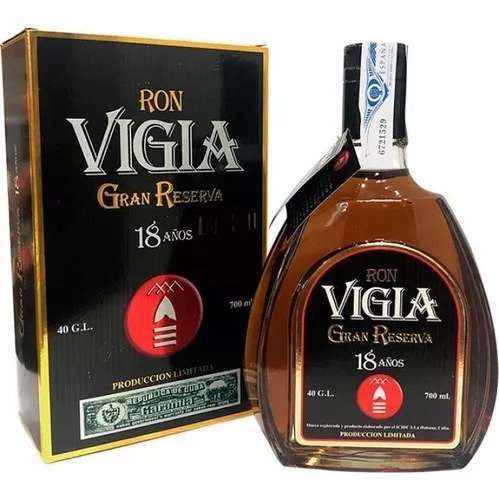 Ron Vigía Gran Reserva 18 Años X 700 Ml