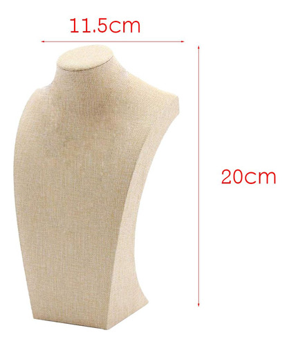 3 Busto De La Exhibición Del Collar E 115 × 200 Mm