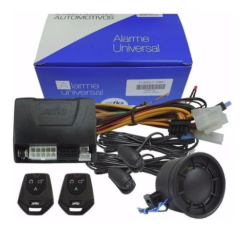 Imagem 2 de 4 de Alarme Fks Fk902 Sb Completo Universal Todos Os Carros 12v