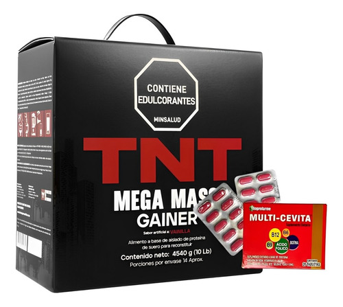 Tnt Mega Mass Gainer 10lb +obs