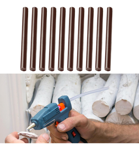 10 Barras De Pegamento Termofusible Hechas A Mano,