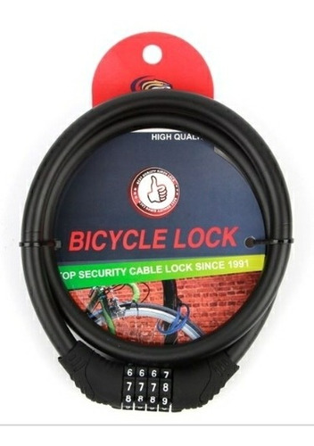 Candado Tranca Cadena Linga Con Combinación Moto Bicicletas